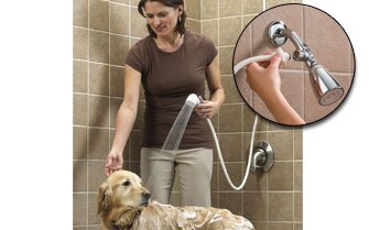 Pet Shower Sprayer, Dog Wash Bathtub Attachment